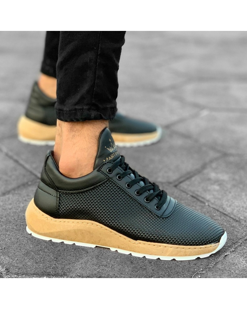 Men’s Chunky Trainers Shoes Black