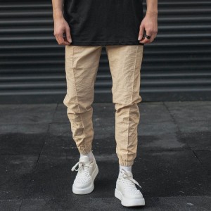 Men's Jogger Sweatpants Parachute Beige