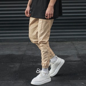 Men's Jogger Sweatpants Parachute Beige