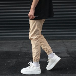 Men's Jogger Sweatpants Parachute Beige