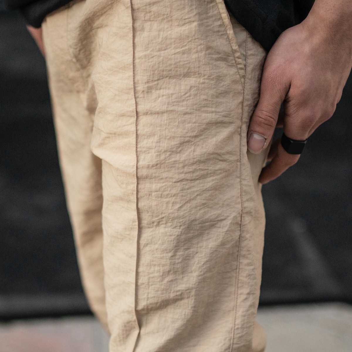 Men's Jogger Sweatpants Parachute Beige 2