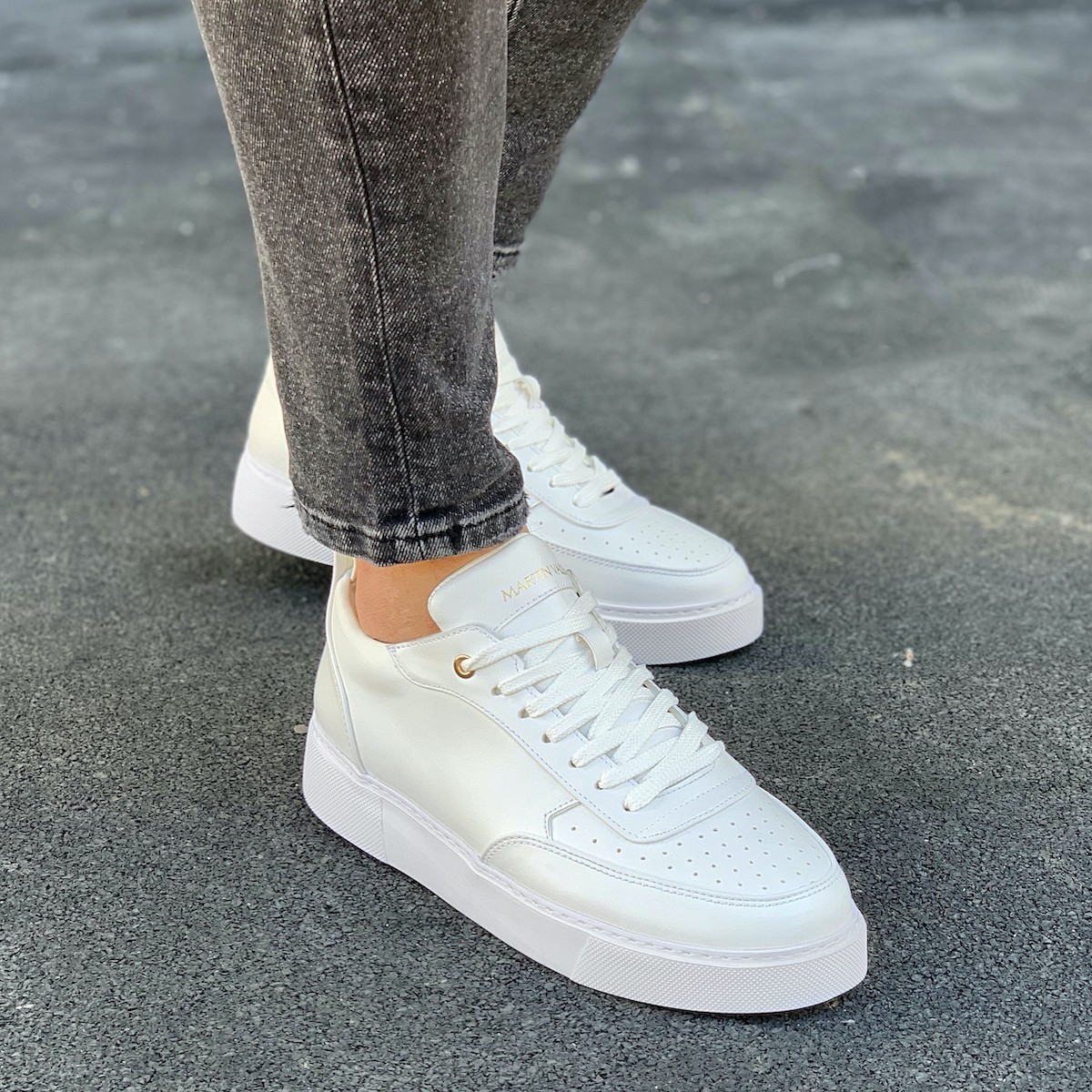 Men's Chunky Sneakers Shoes White