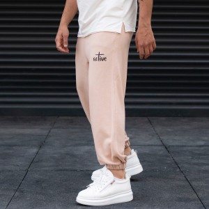 Men's Jogger Zipped Beige - 2