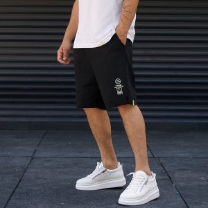 Men's Best Shorts Font Designer Black - 1