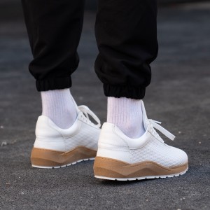 Men’s Chunky Trainers Shoes White