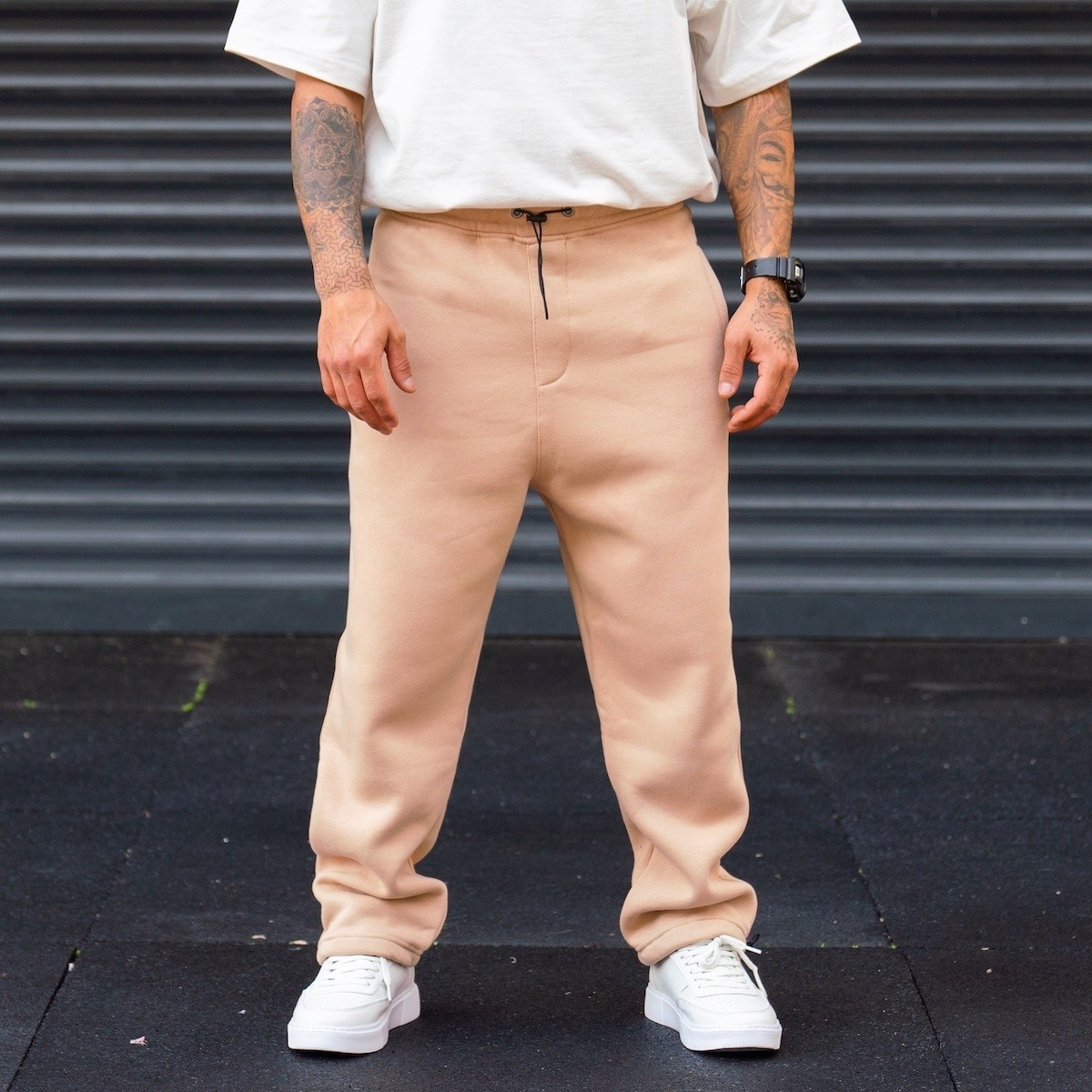Oversized Beige Jogger