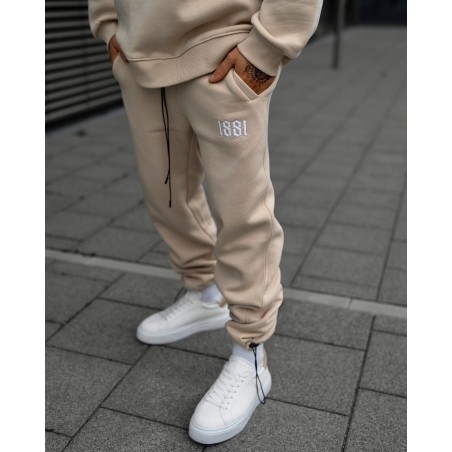 1881 Designer 3D bestickter Oversized-Sweatshirt-Trainingsanzug | Martin Valen