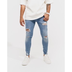 Herren Slim Fit Vintage Ripped Denim Jeans | Martin Valen