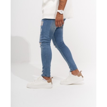 Herren Slim Fit Vintage Ripped Denim Jeans | Martin Valen
