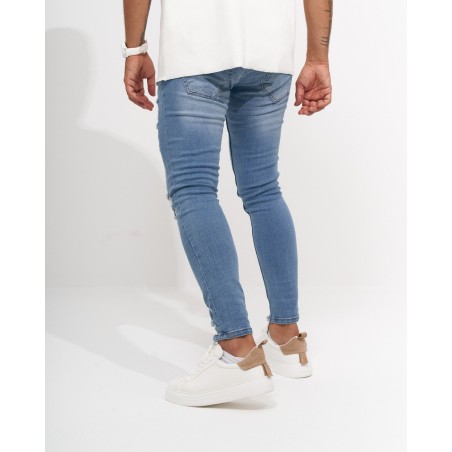 Herren Slim Fit Vintage Ripped Denim Jeans | Martin Valen
