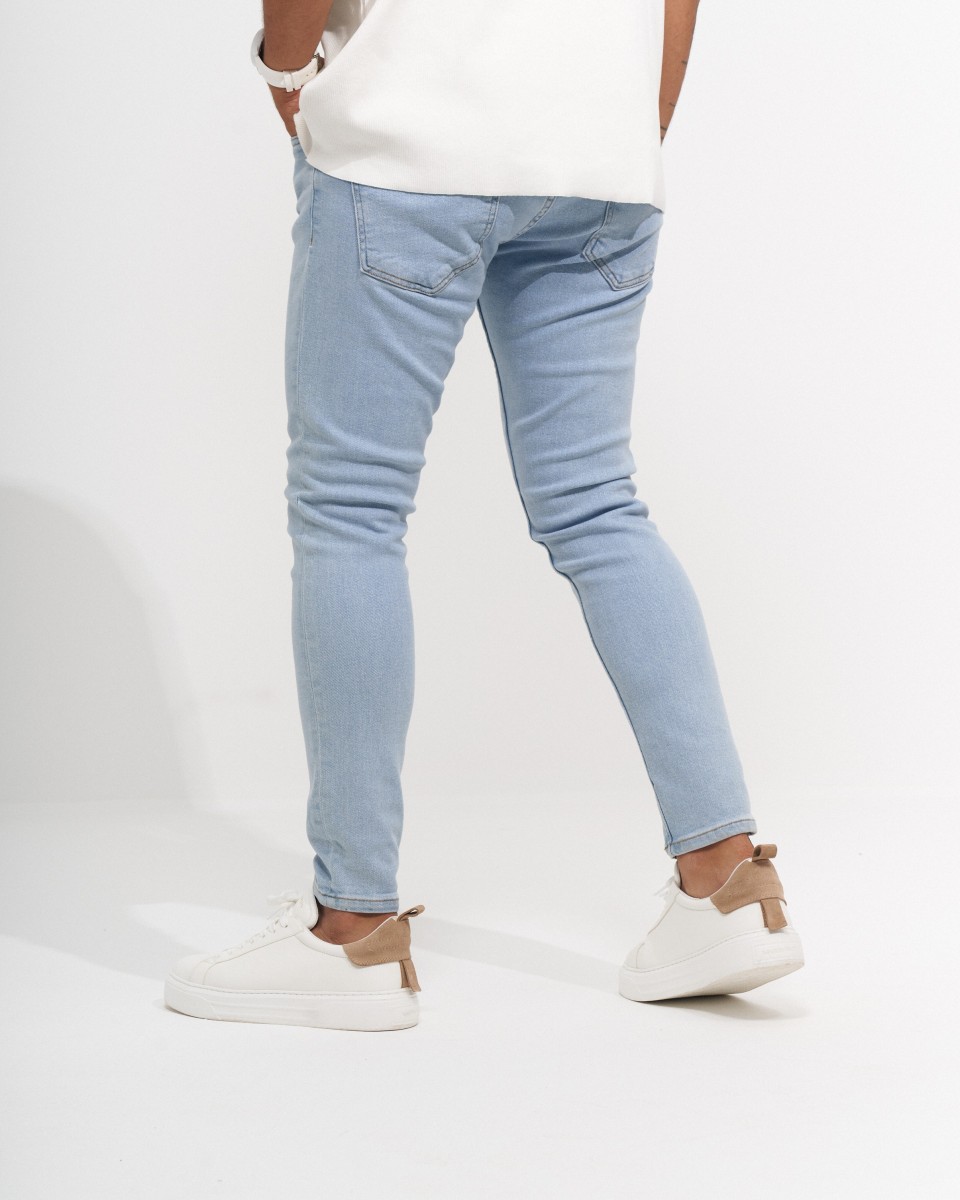 Jeans Denim Stone Washed Taglio Skinny da Uomo | Martin Valen