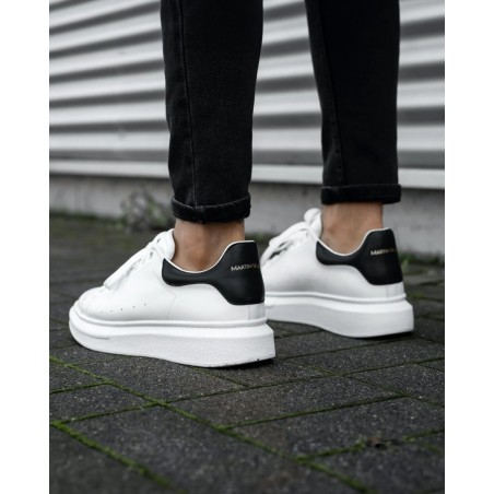 Black and White Sneakers in Street Style