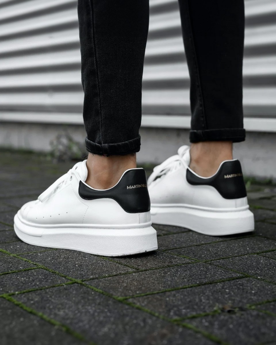 Black and White Sneakers in Street Style