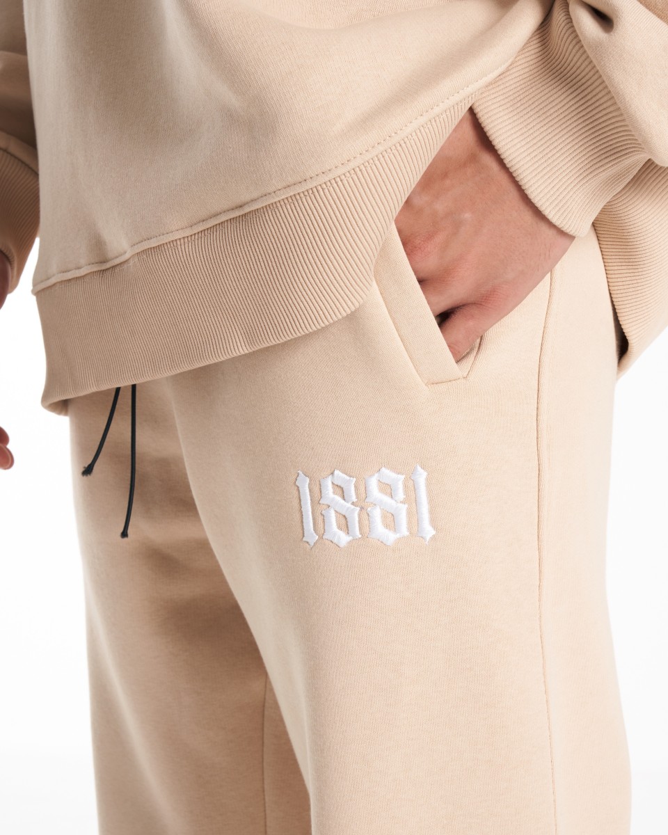 1881 Designer 3D bestickter Oversized-Sweatshirt-Trainingsanzug | Martin Valen