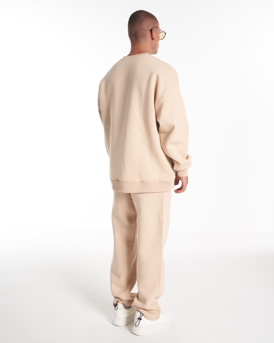 1881 Designer 3D bestickter Oversized-Sweatshirt-Trainingsanzug | Martin Valen