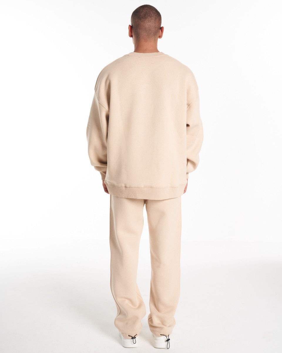 1881 Designer 3D bestickter Oversized-Sweatshirt-Trainingsanzug | Martin Valen