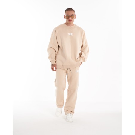 1881 Designer 3D bestickter Oversized-Sweatshirt-Trainingsanzug | Martin Valen