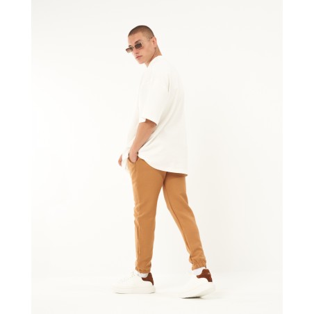 Basic-Jogginghose für Herren in Beige | Martin Valen