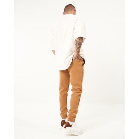 Basic-Jogginghose für Herren in Beige | Martin Valen