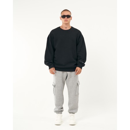 Oversized Cargo Jogger Gray Melange | Martin Valen
