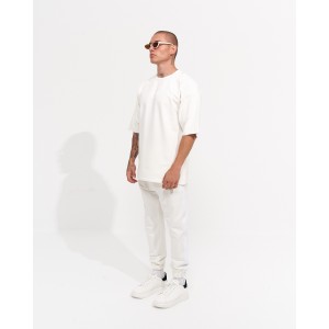 Heren Oversized Trainingspak Speciaal Ontwerp Wit | Martin Valen