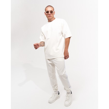 Heren Oversized Trainingspak Speciaal Ontwerp Wit | Martin Valen