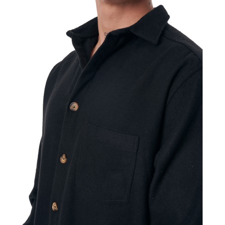 Men's Lumberjack Shirt Black | Martin Valen