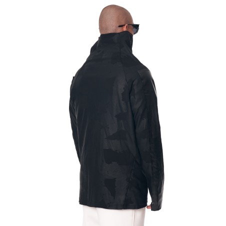 MV Premium Design Herren Cardigan mir Reißverschlüssen in schwarz | Martin Valen