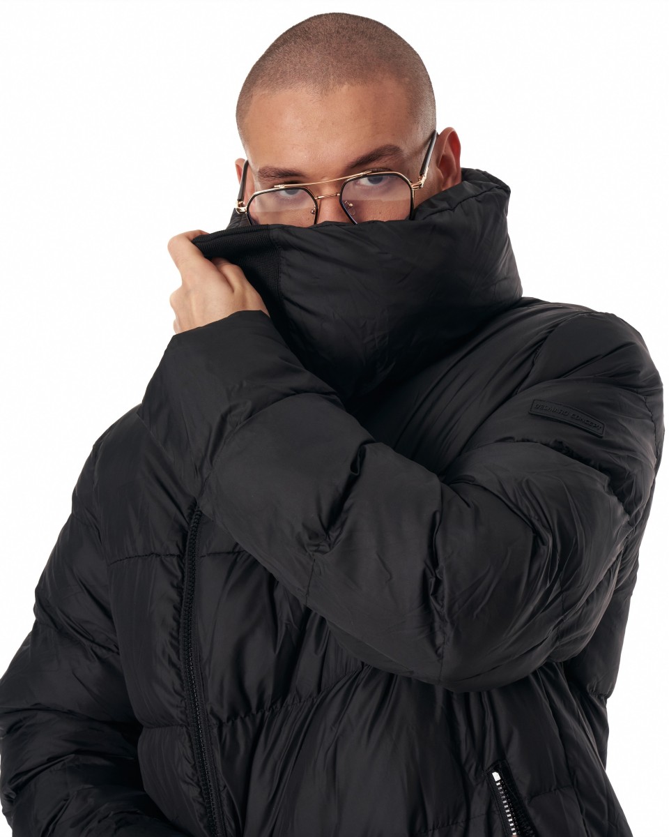 Veste Doudoune Noire Oversize Longue pour Homme | Martin Valen