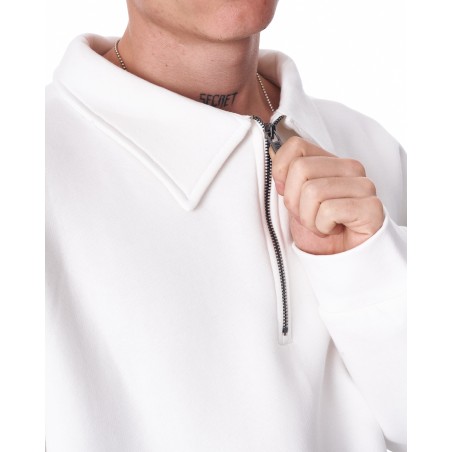 Valicia Martin Valen Oversized Basic Half Zip Sweatshirt