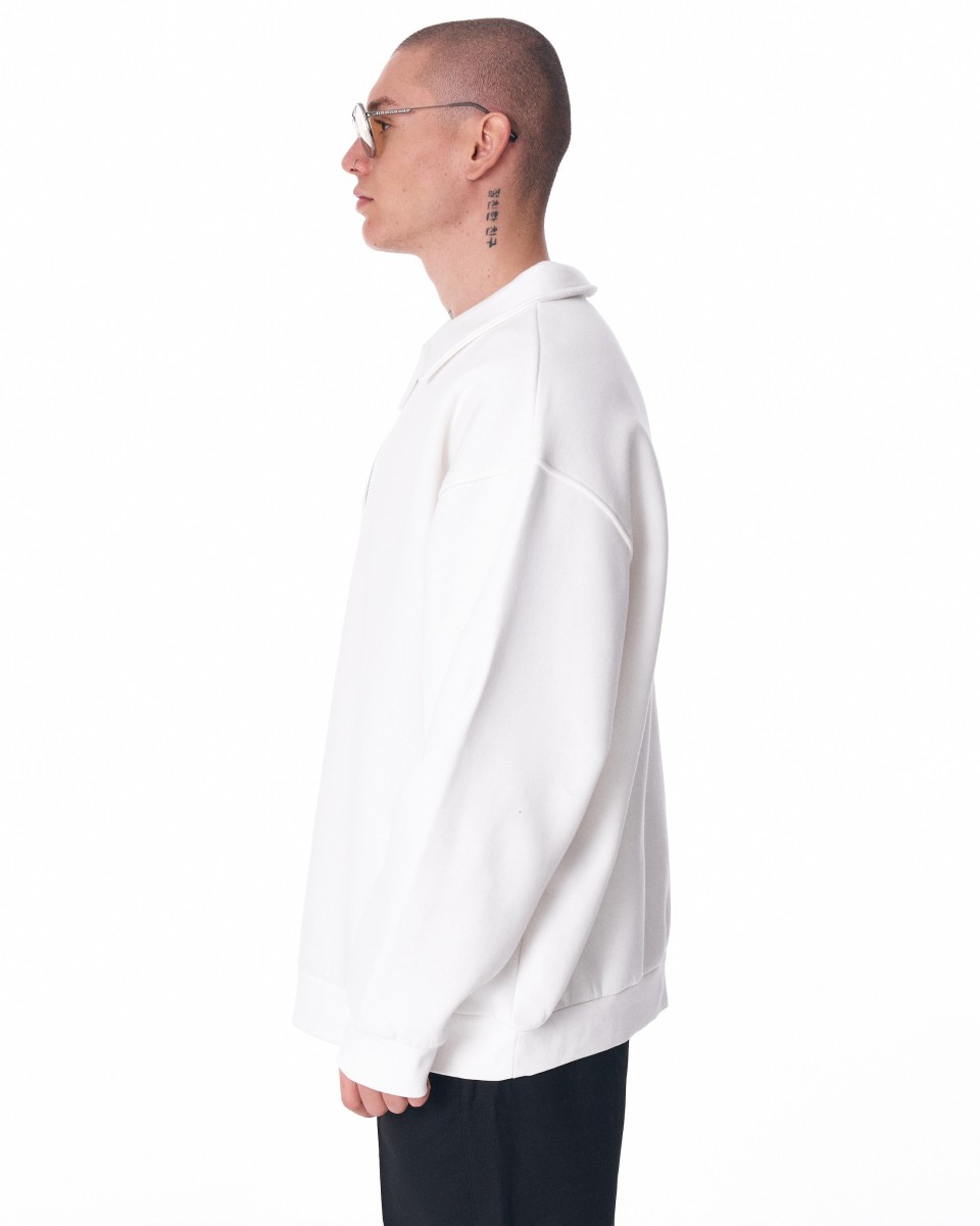 Valicia Martin Valen Oversized Basic Half Zip Sweatshirt