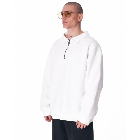 Valicia Martin Valen Oversized Basic Half Zip Sweatshirt