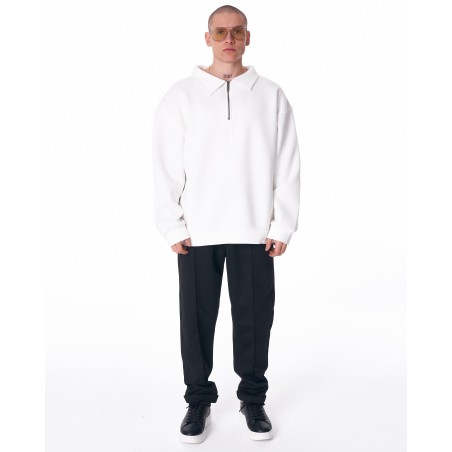 Valicia Martin Valen Oversized Basic Half Zip Sweatshirt