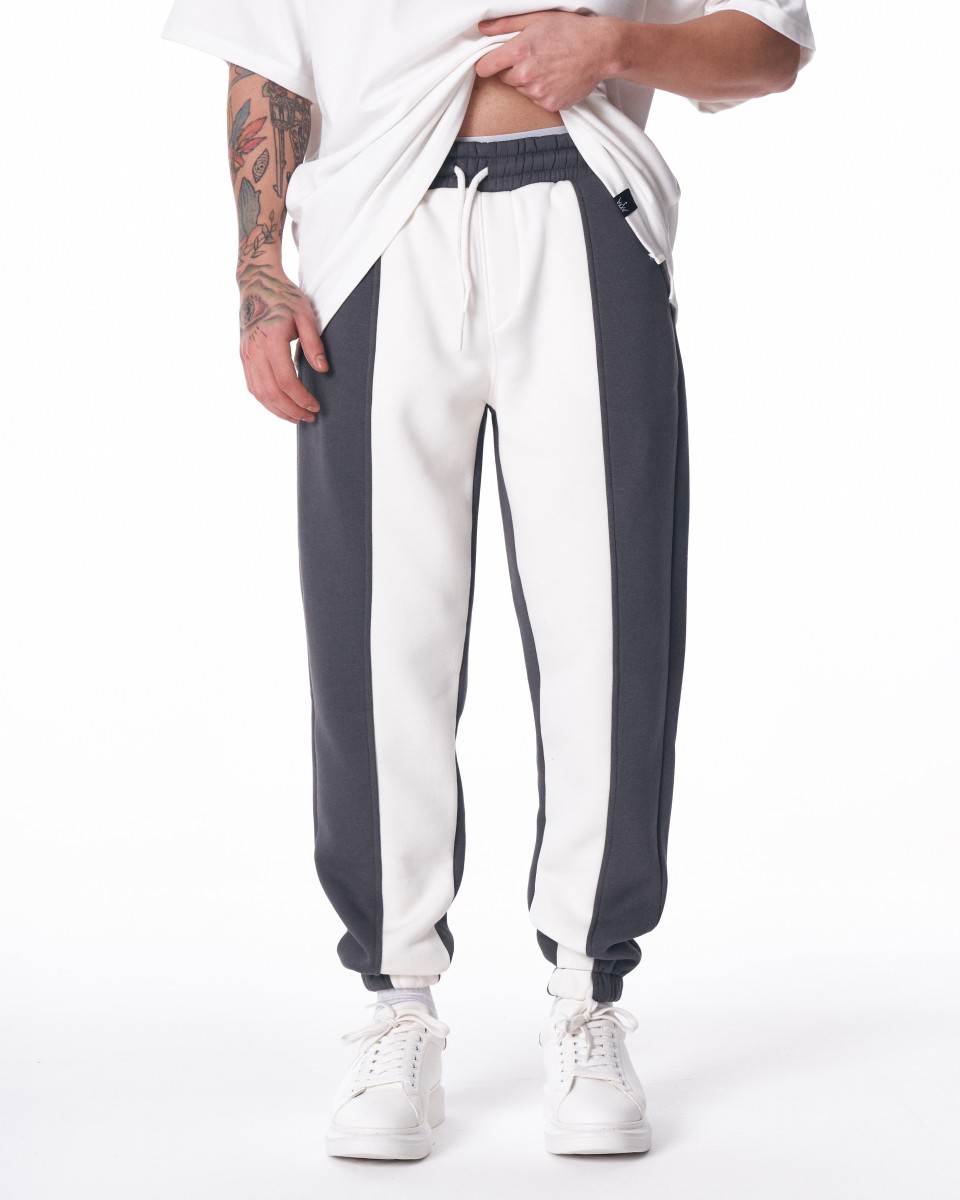 V'Reverse Martin Valen Street Style Zweifarbige Jogginghose
