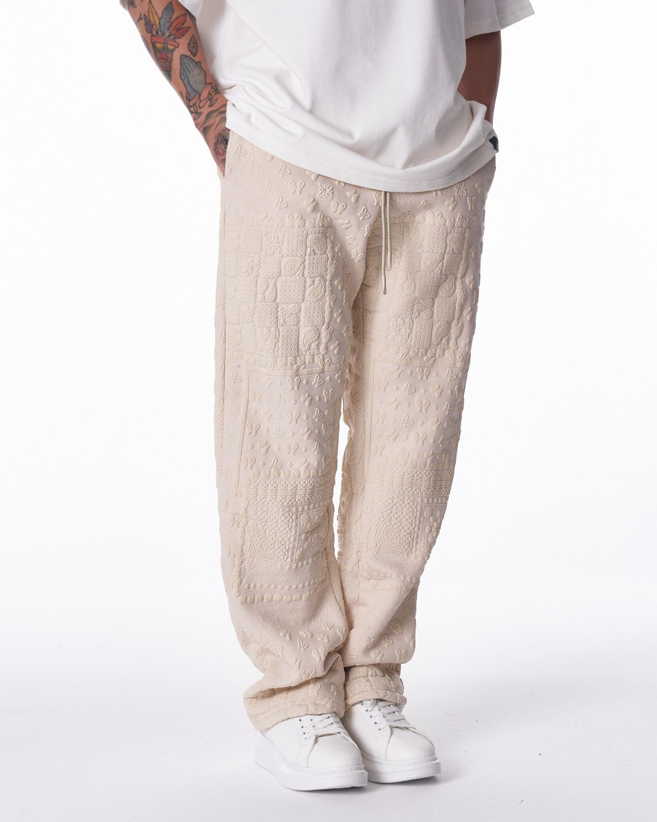 Jogger oversize beige