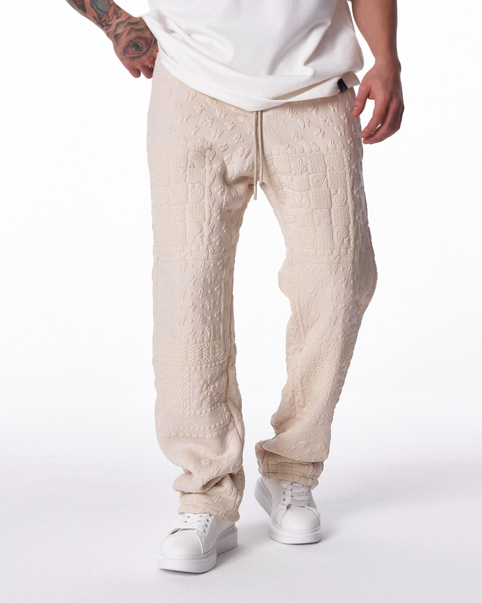 Jogger ricamato loose fit