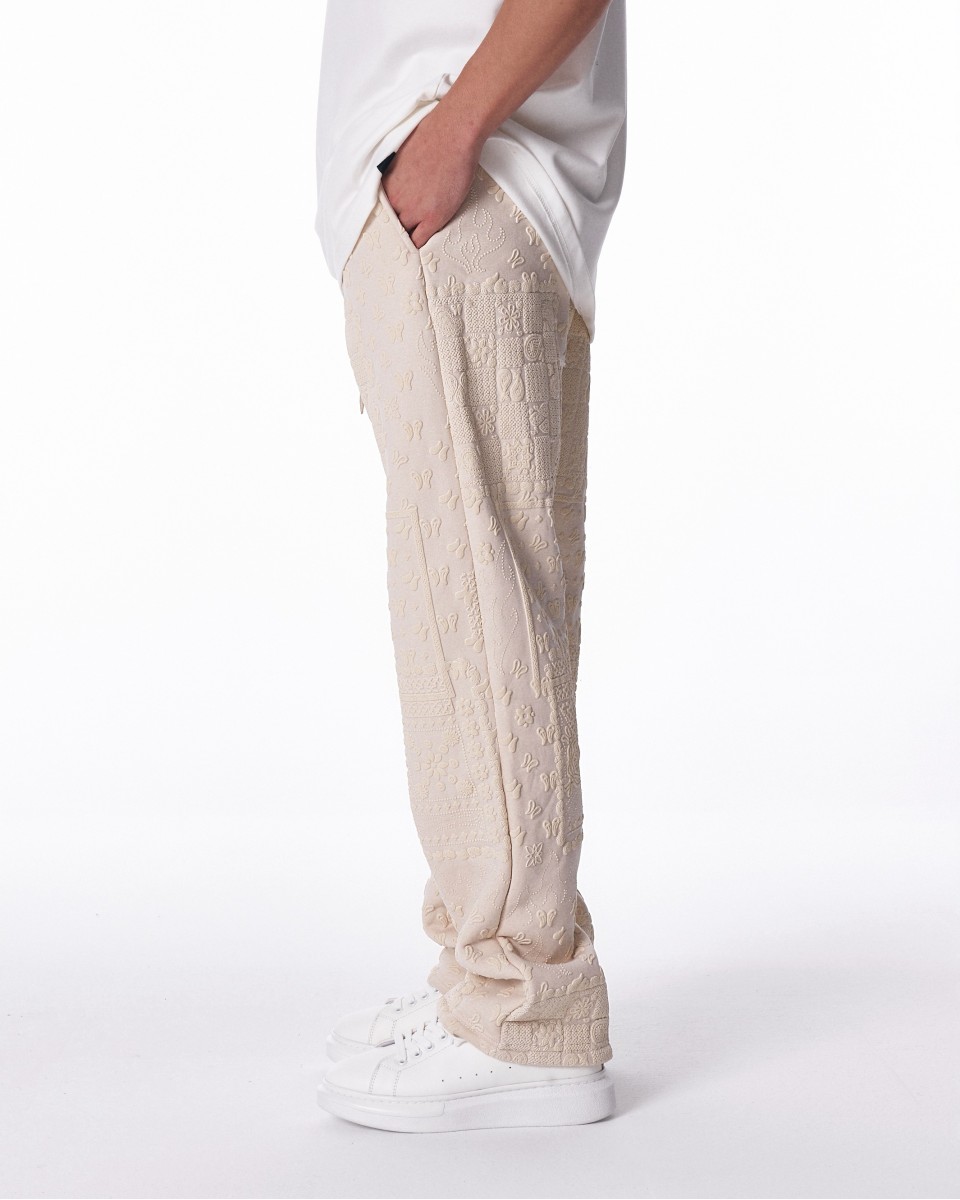 Jogger beige di stile street