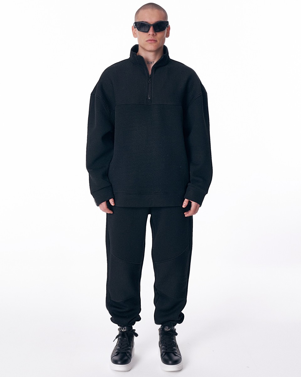 Hochkragen-Half-Zip-Trainingsanzug | Martin Valen