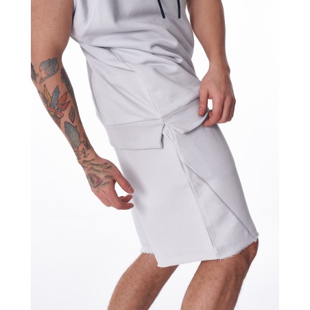 Ärmelloses Hoodie- und Shorts-Set für Herren