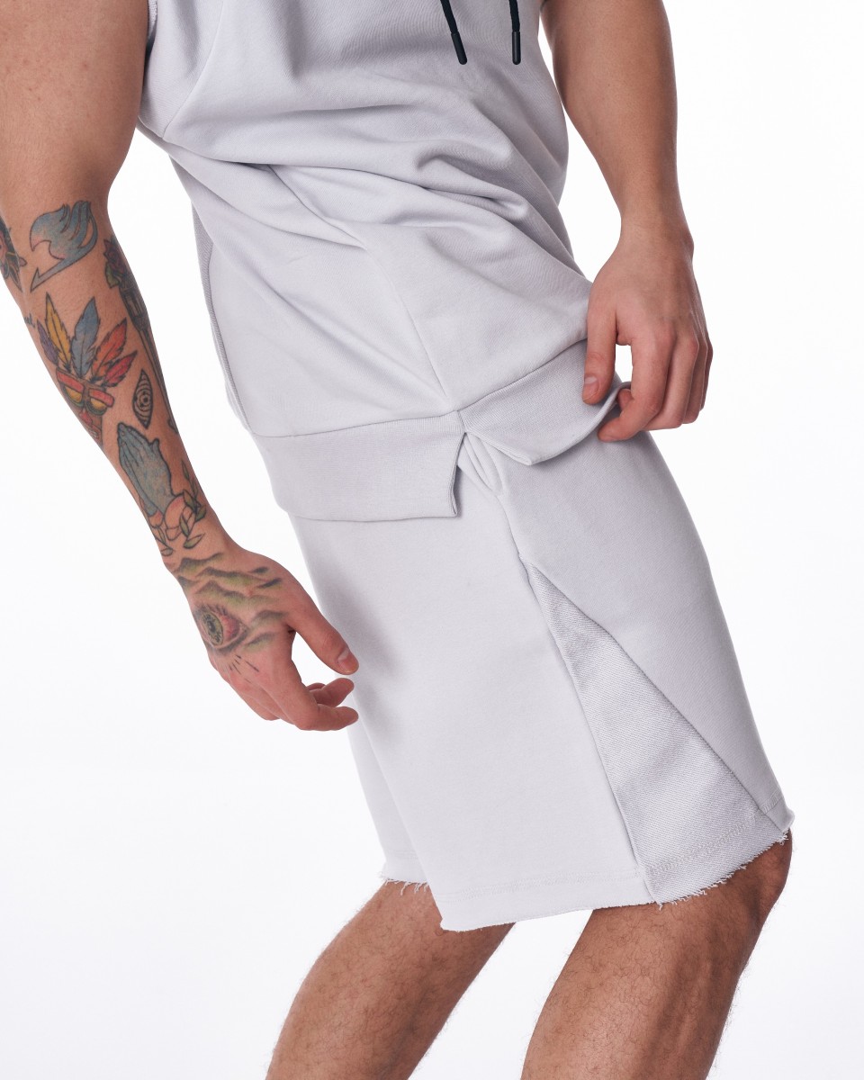 Mouwloze Hoodie en Short Set voor Heren