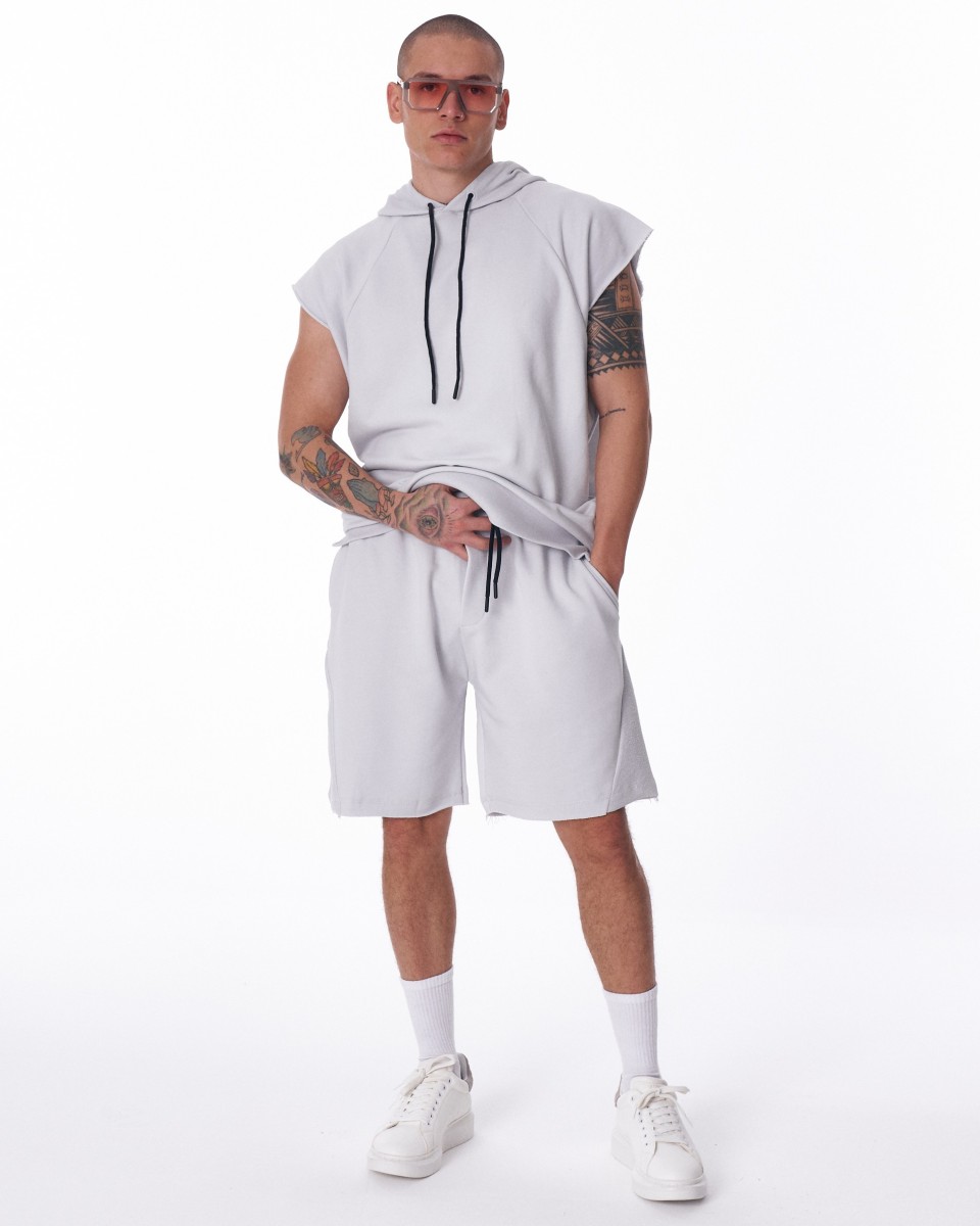 Witte Hoodie voor Heren