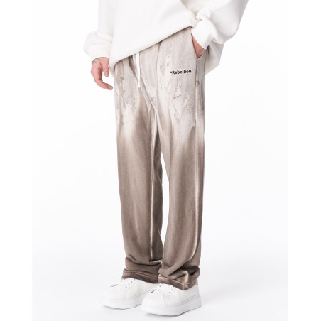 Rebellion Jogger Oversize Tie Dye en Beige | Martin Valen
