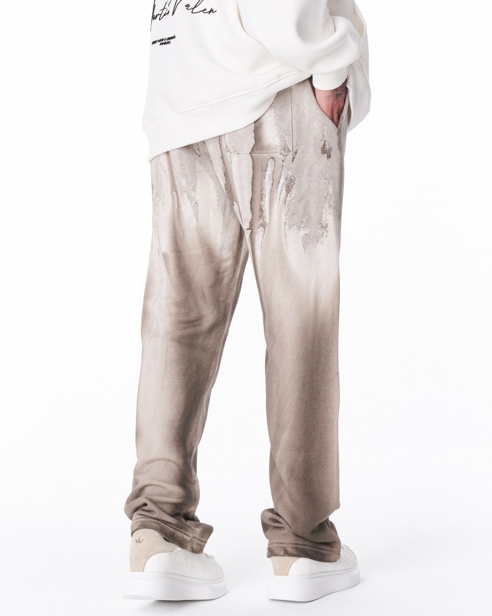Rebellion Jogger Oversize Tie Dye en Beige | Martin Valen