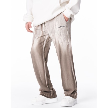 Rebellion Jogger Oversize Tie Dye en Beige | Martin Valen