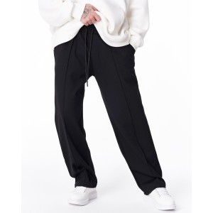 Herren-Sweatpants mit Lockerer Passform in Schwarz | Martin Valen
