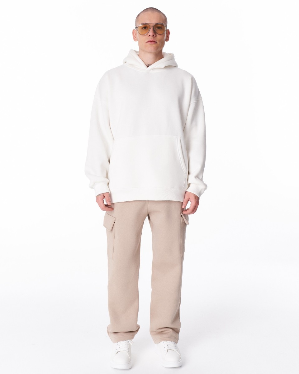 Heren Fleece Cargo Sweatpants | Martin Valen 2