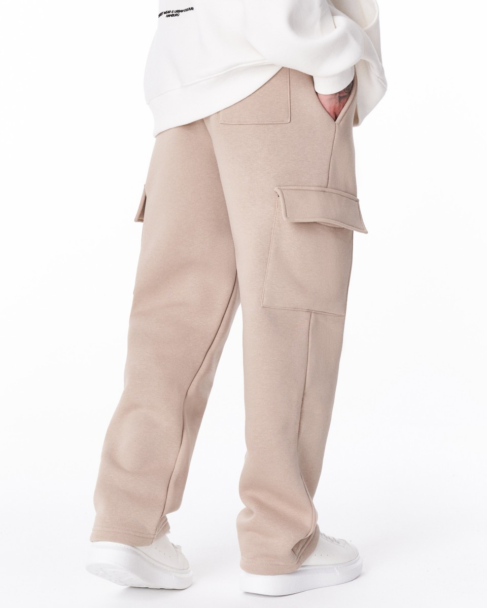 Pantaloni da Uomo in Pile con Tasche Cargo | Martin Valen