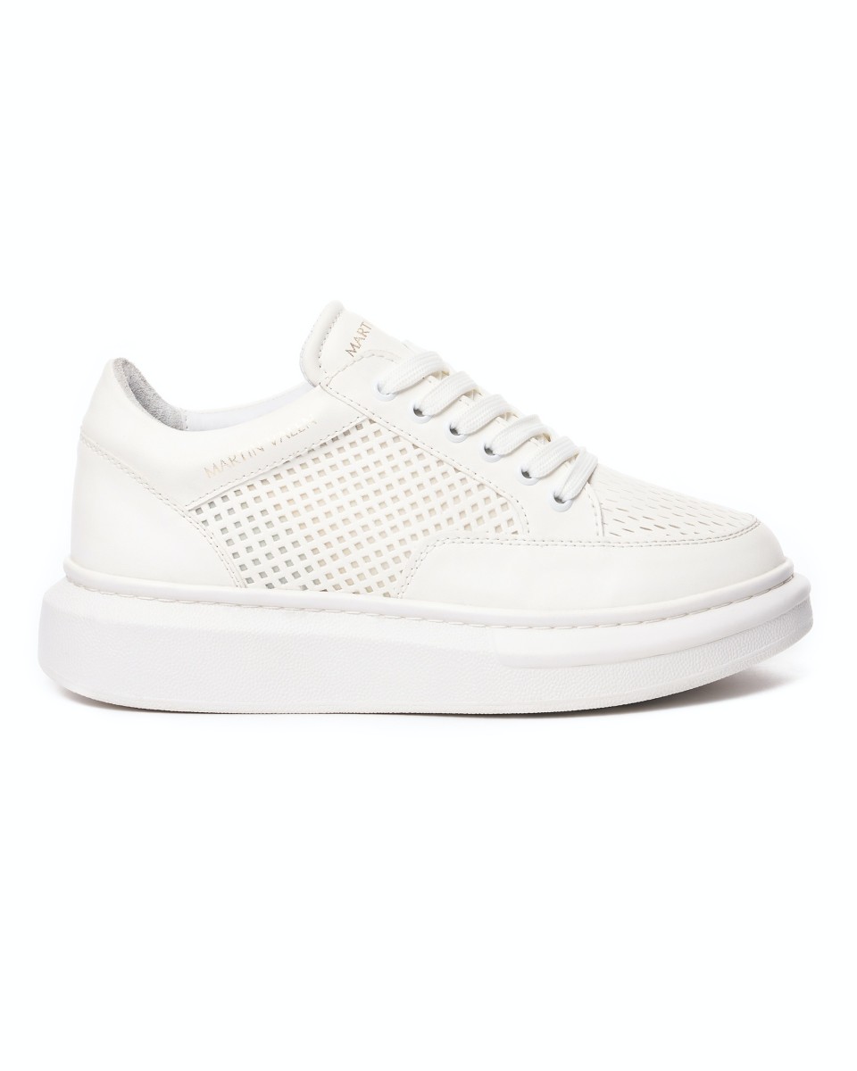 Weiße Atmungsaktive Sneaker