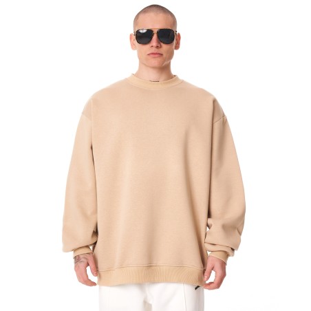 Felpa oversize da uomo X-Mark Crema | Martin Valen