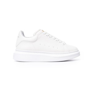 Zapatillas de Hombre con Suela Alta Coronada Blanco